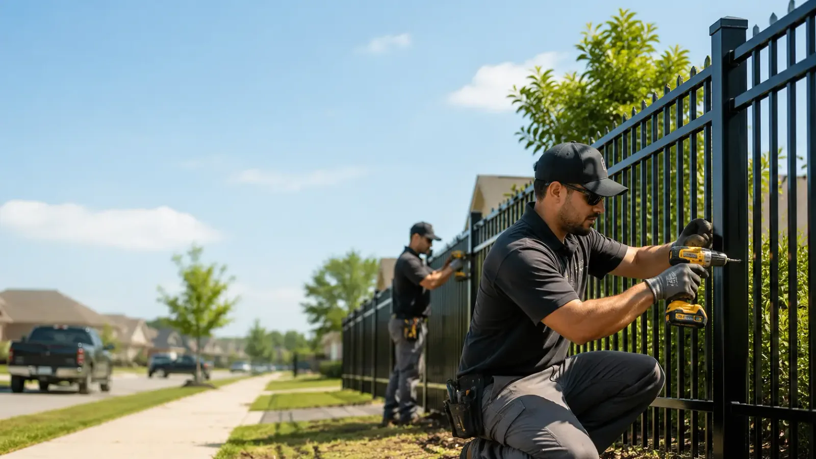 Metal Fence Installation in Jamestown, ND